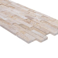Camden Ivory Ledger 3D Panel 6"x24" Multi Surface Natural Travertine Wall Tile