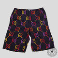 Gucci Jumbo GG Silk Shorts in Blue