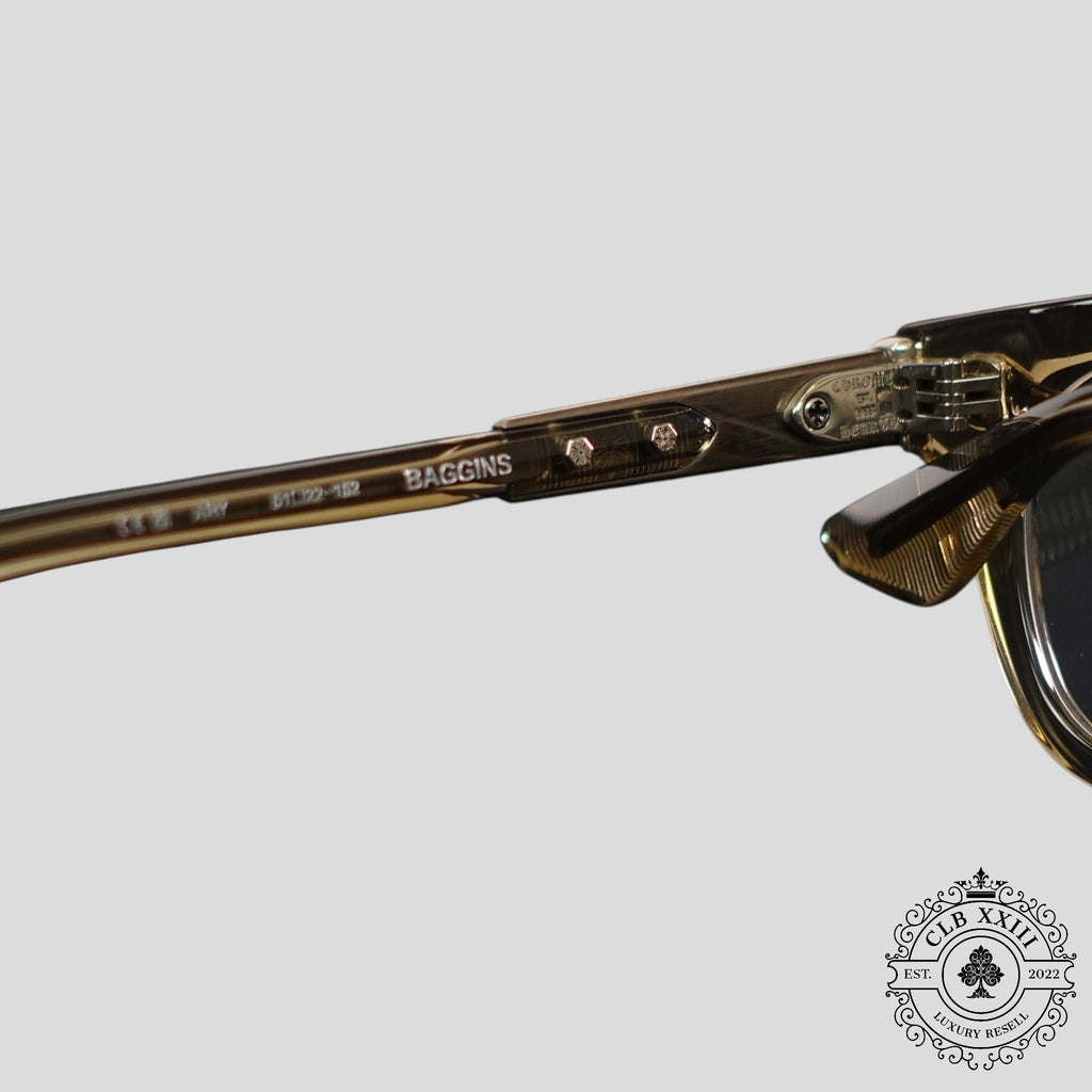 Chrome Hearts Baggins Glasses in Olive