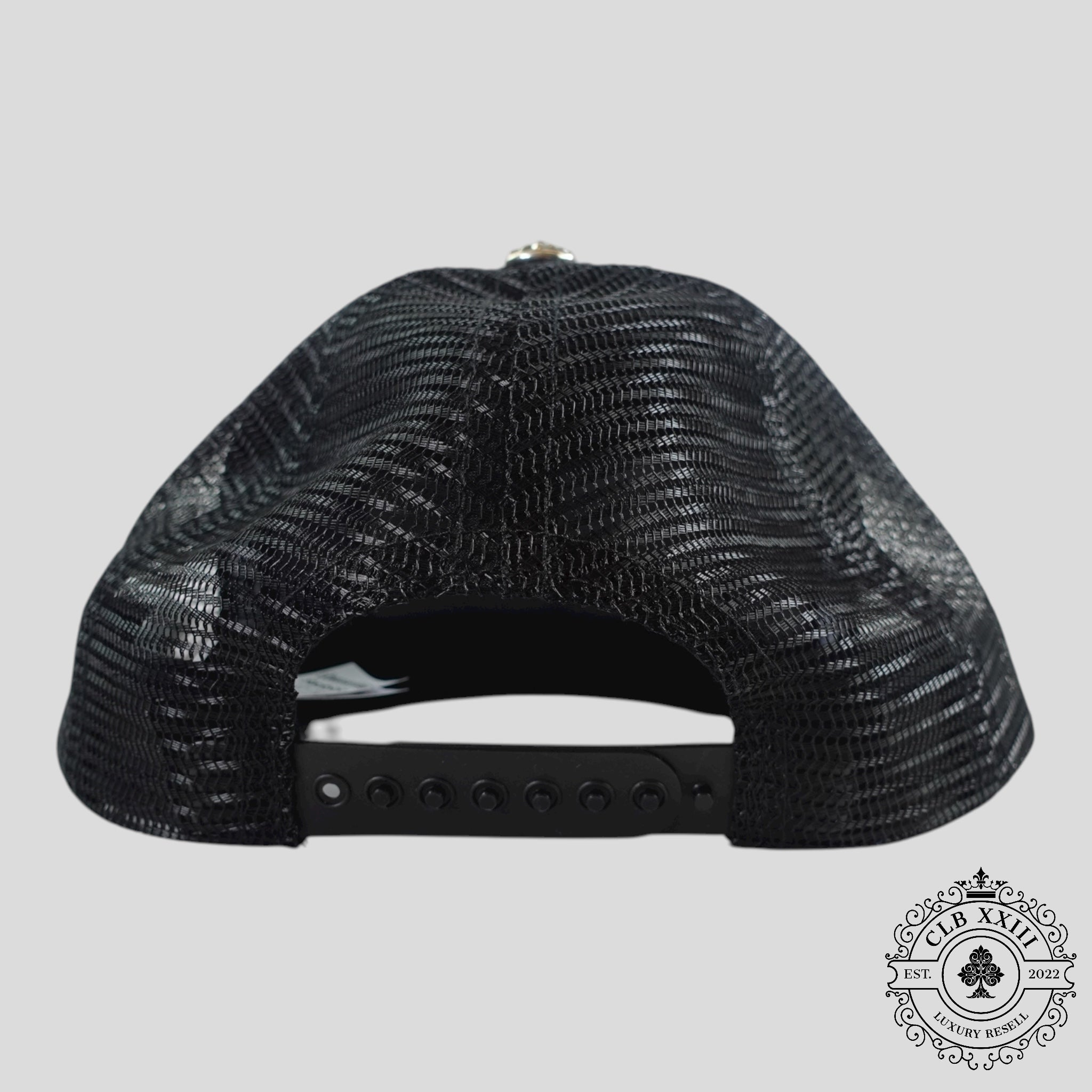 Chrome Hearts Las Vegas CH Patch Trucker Hat in Black