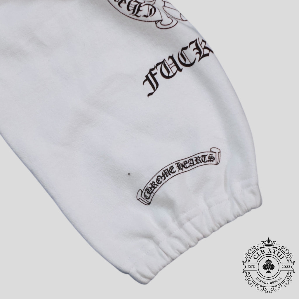 Chrome Hearts Deadly Doll Sweatpants in White