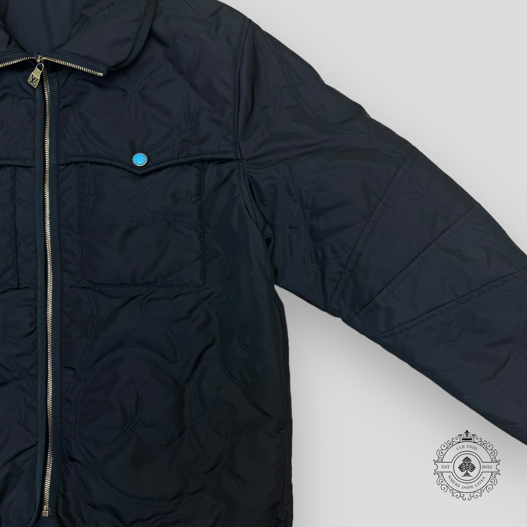 Louis Vuitton Arabesque Quilted Overcoat