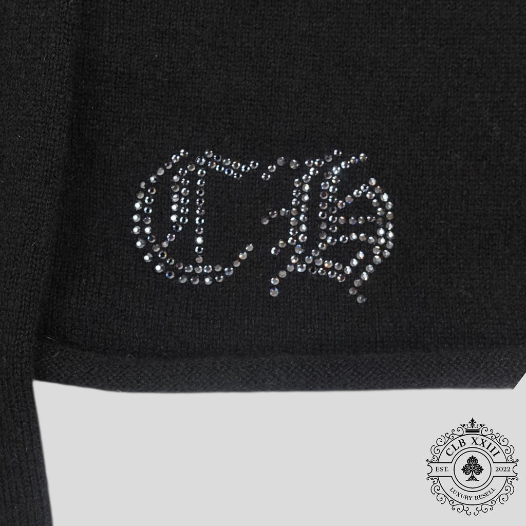 Chrome Hearts Women's Cashmere Crystal Embellished Sweater
