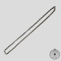 Chrome Hearts Paper Chain Necklace 18" in Silver