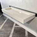 READY TO SHIP! Handcrafted Tiber Quartz Sink: Quartz Vanity Top (QU-100)