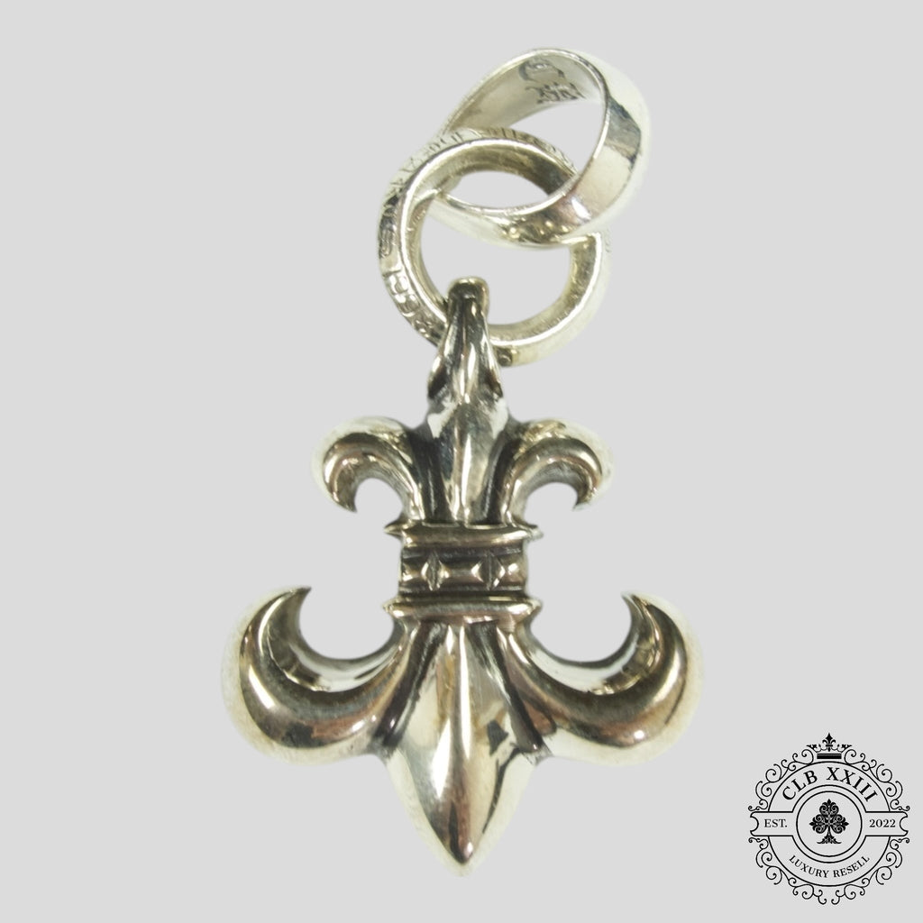Chrome Hearts Fleur Pendant in Silver