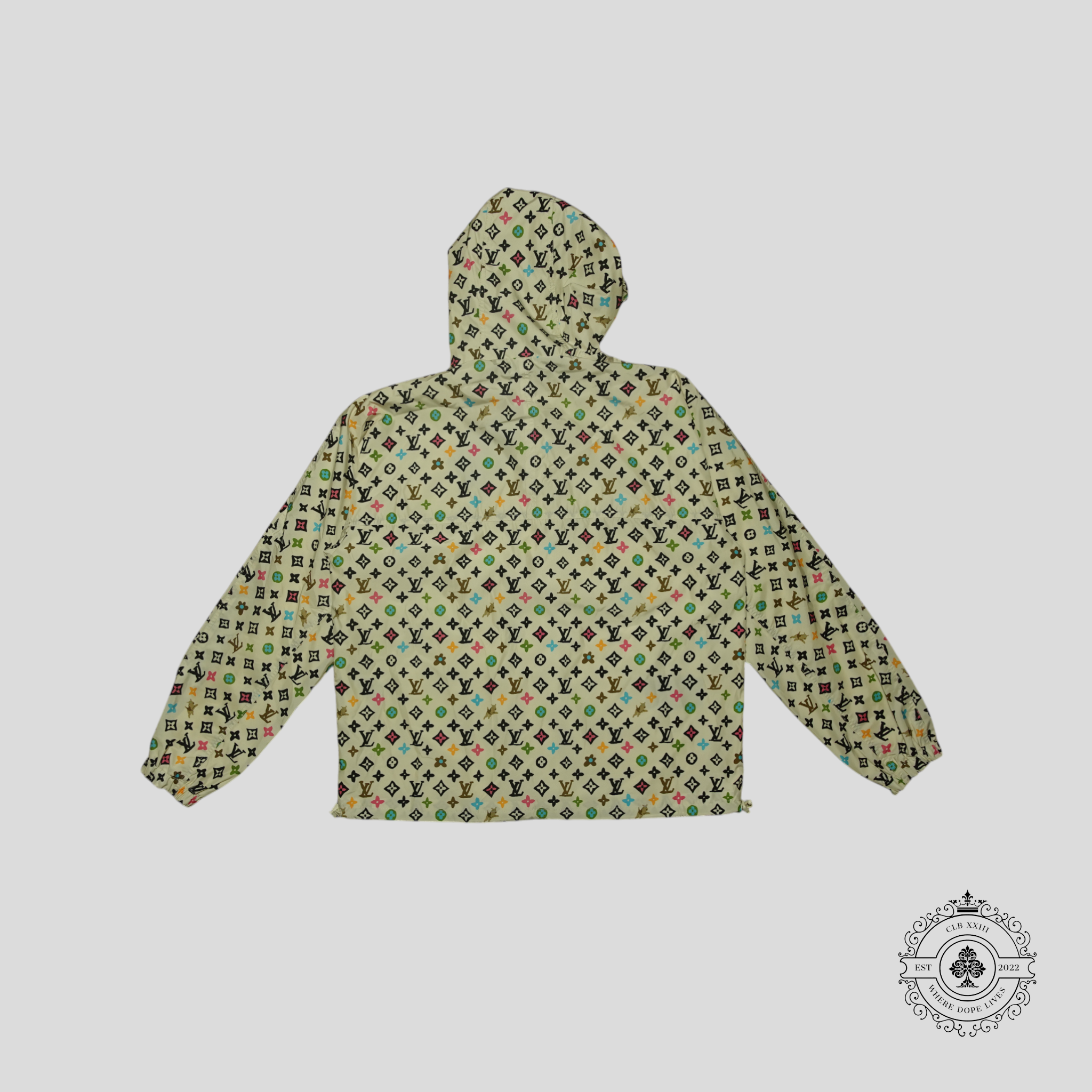 Louis Vuitton Monogram Craggy Windbreaker Jacket in Off-White