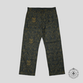 Louis Vuitton Arabesque Embroidered Denim Pants in Dark Wash