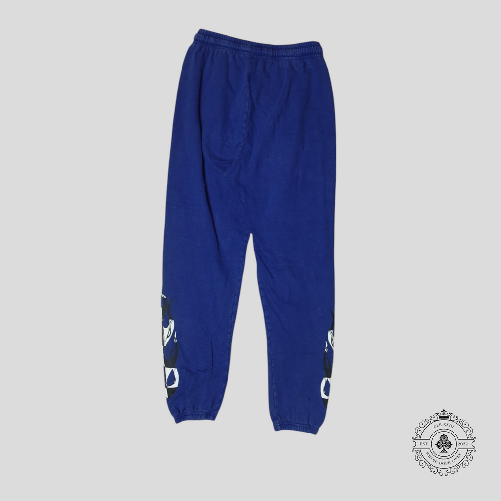 Chrome Hearts X Matty Boy 99 Eyes Sweatpants in Blue