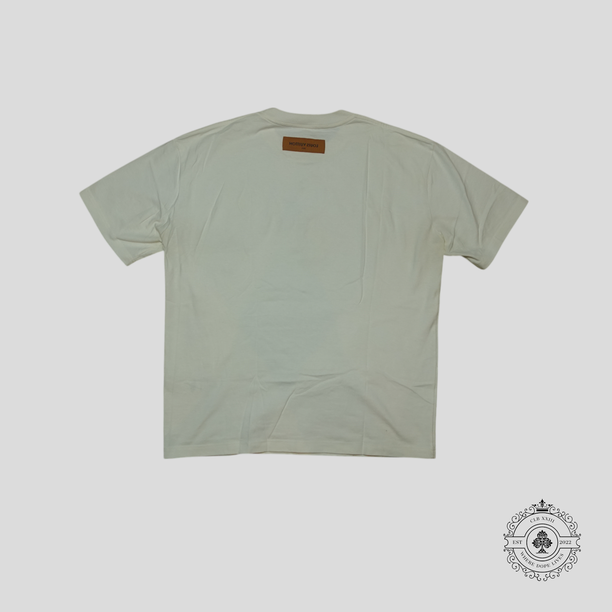 Louis Vuitton Embroidered Floral Portrait T-Shirt in White