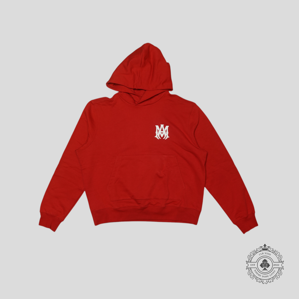 Amiri MA Logo Hoodie in Red