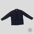Moncler Genius x Fragment Flannel Overshirt in Blue