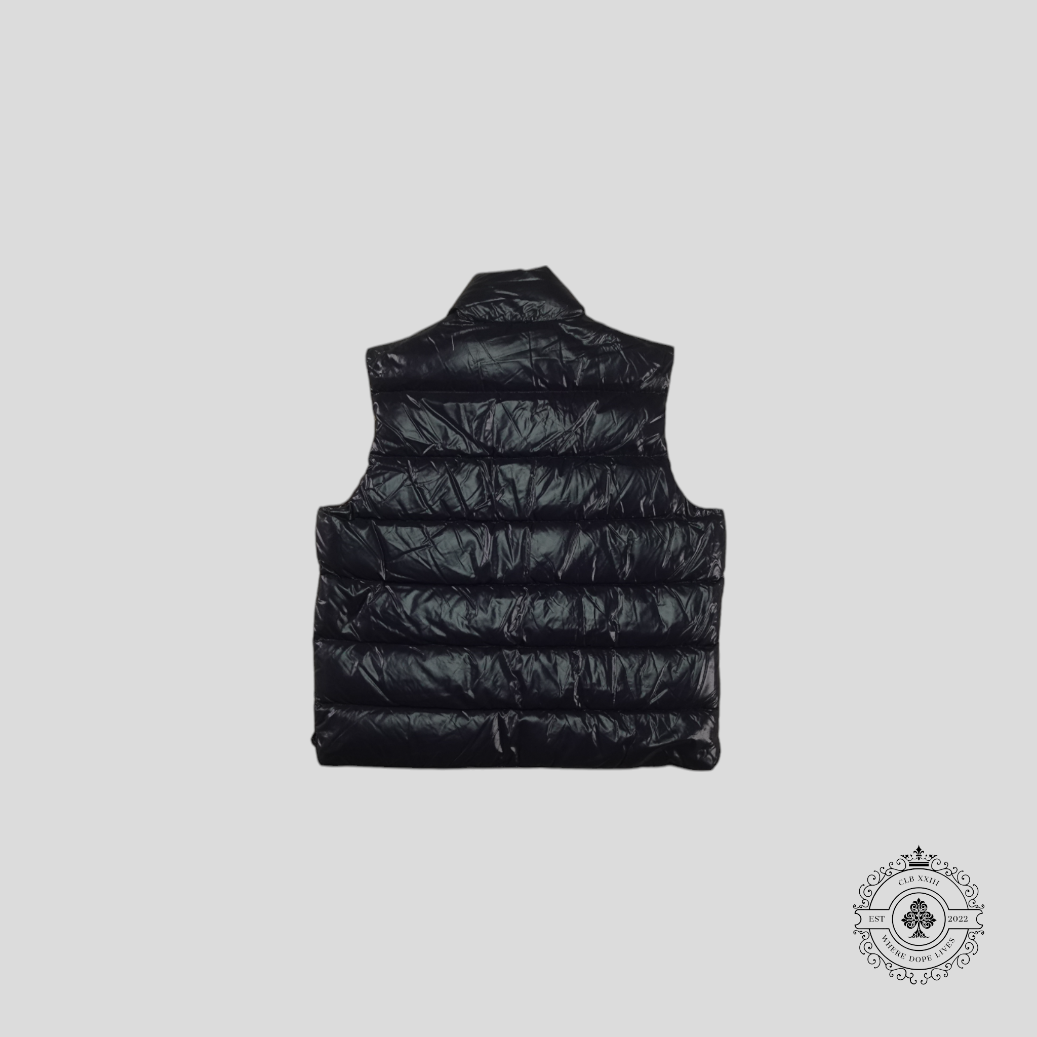 Moncler Tib Gilet Vest In Navy Blue
