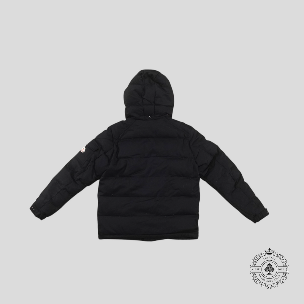 Moncler Montgenerve Wool Down Jacket in Navy Blue