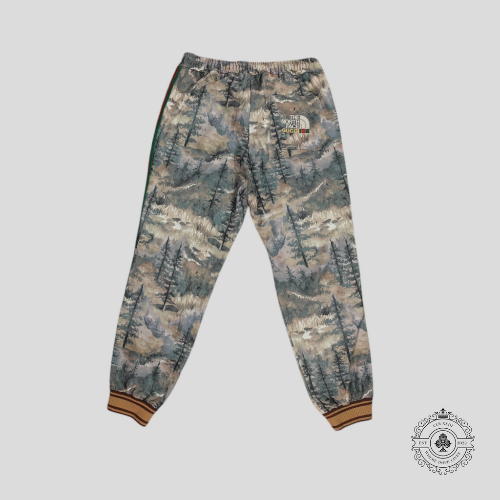 Gucci X The North Face Forest Print Jogger Pants