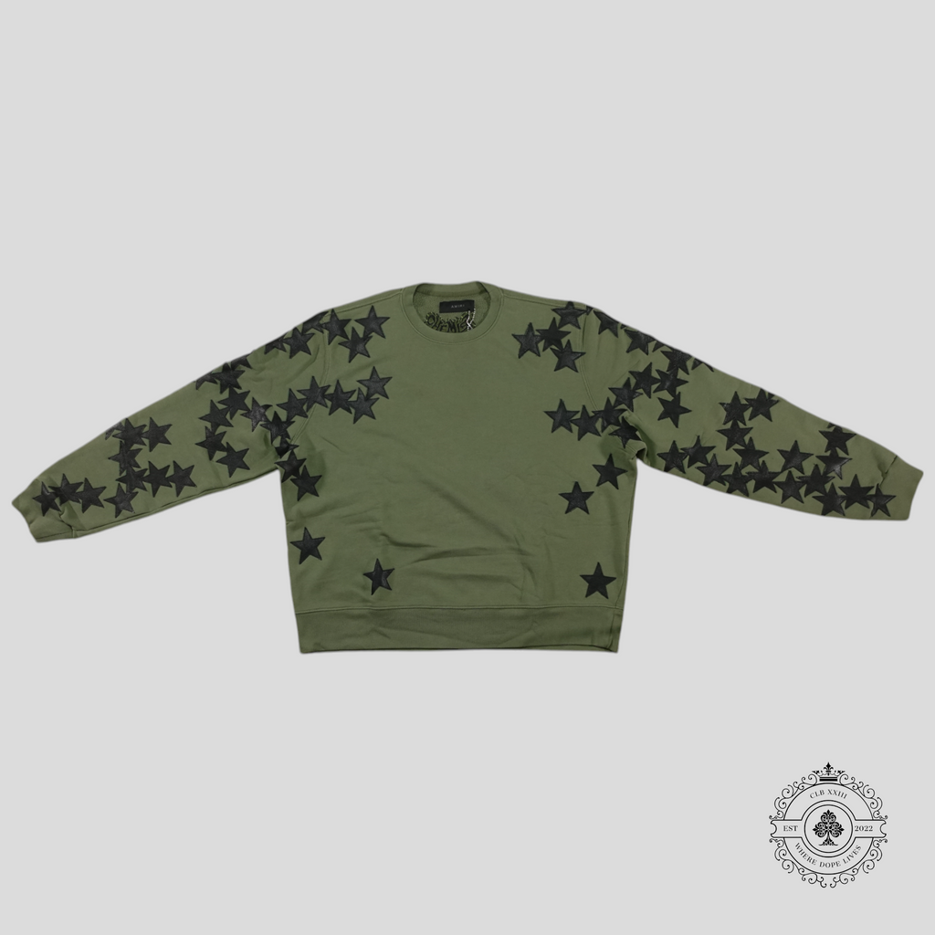 Amiri Chemist Crewneck in Green