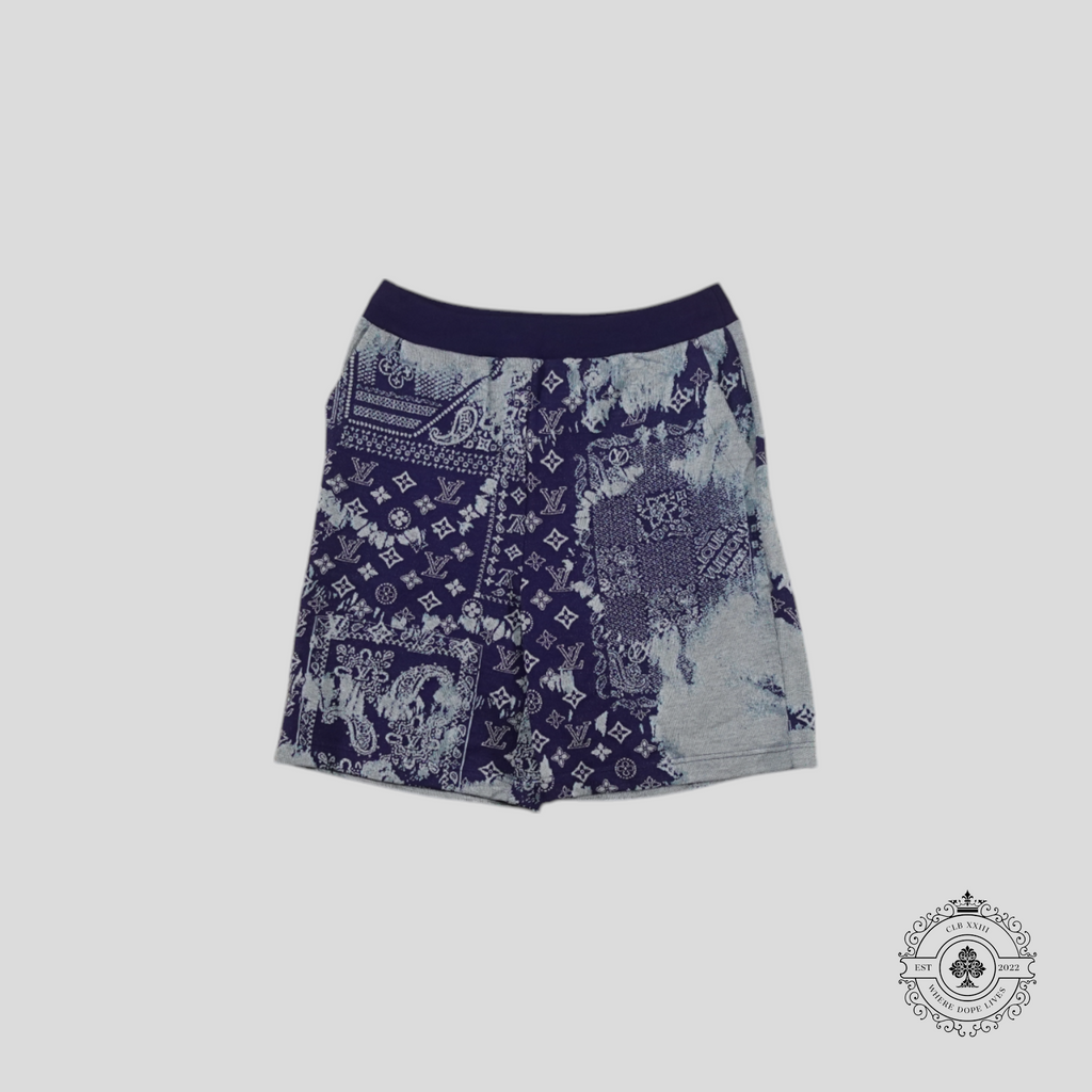 Louis Vuitton Monogram Bandana Shorts in Blue