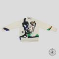 Louis Vuitton Portrait Intarsia Crewneck in White