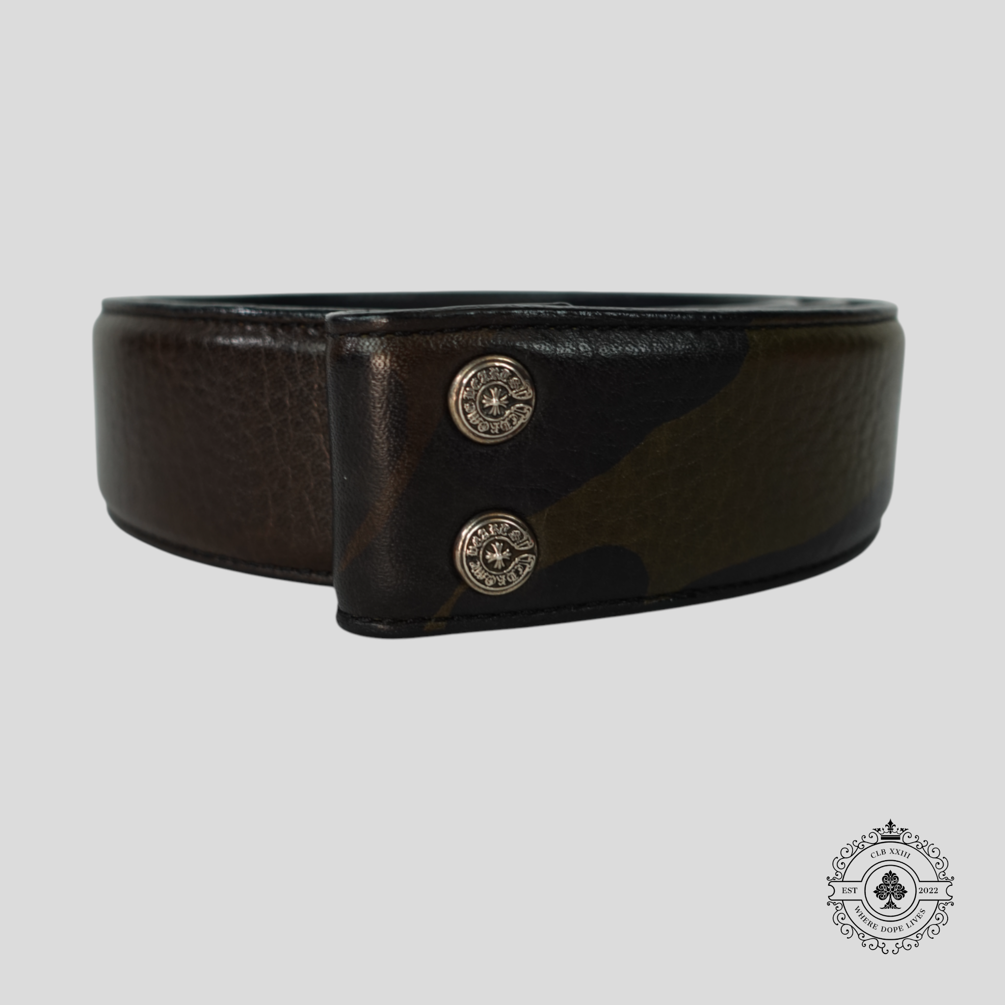 Chrome Hearts Army Fatigue Belt Strap in Camo