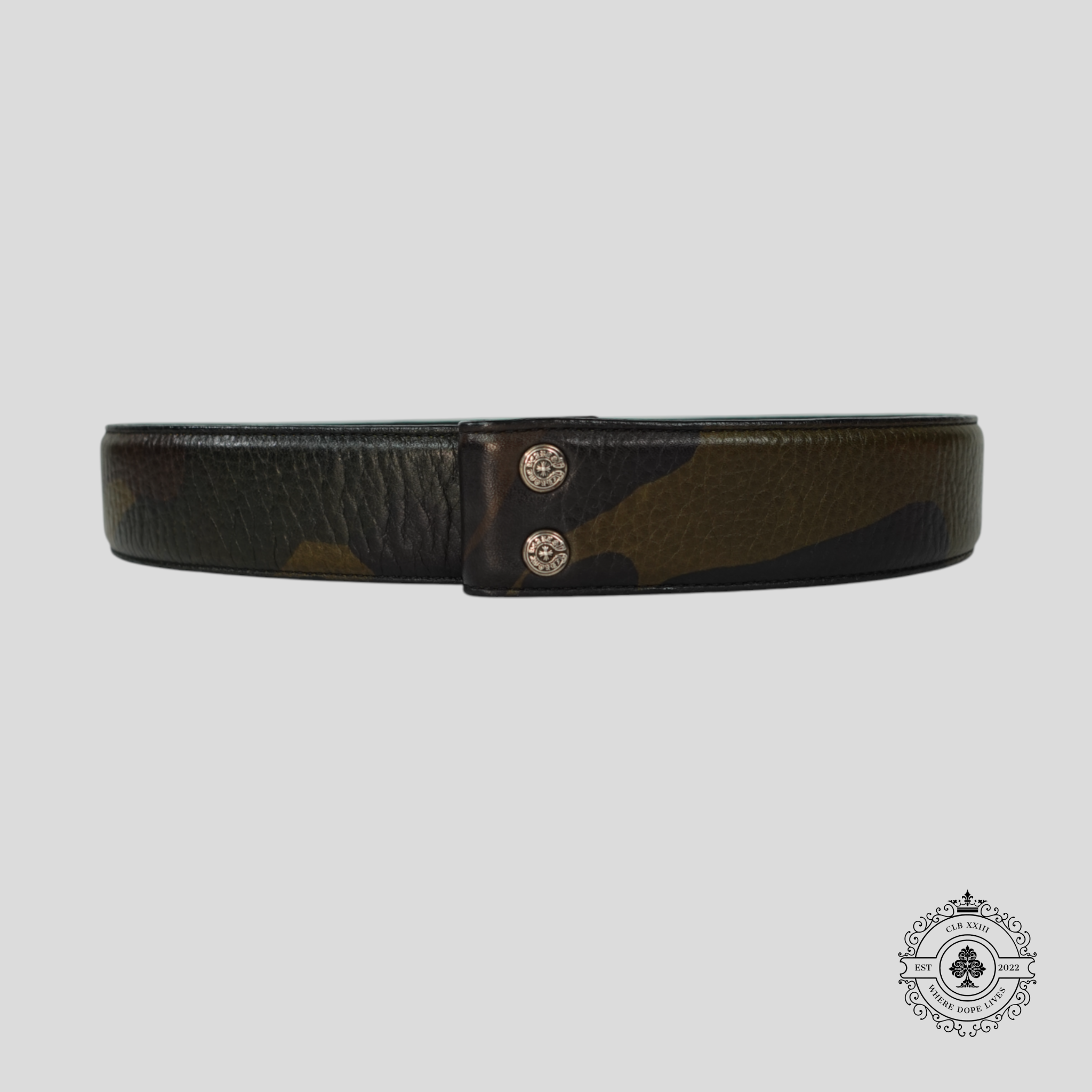 Chrome Hearts Army Fatigue Belt Strap in Camo