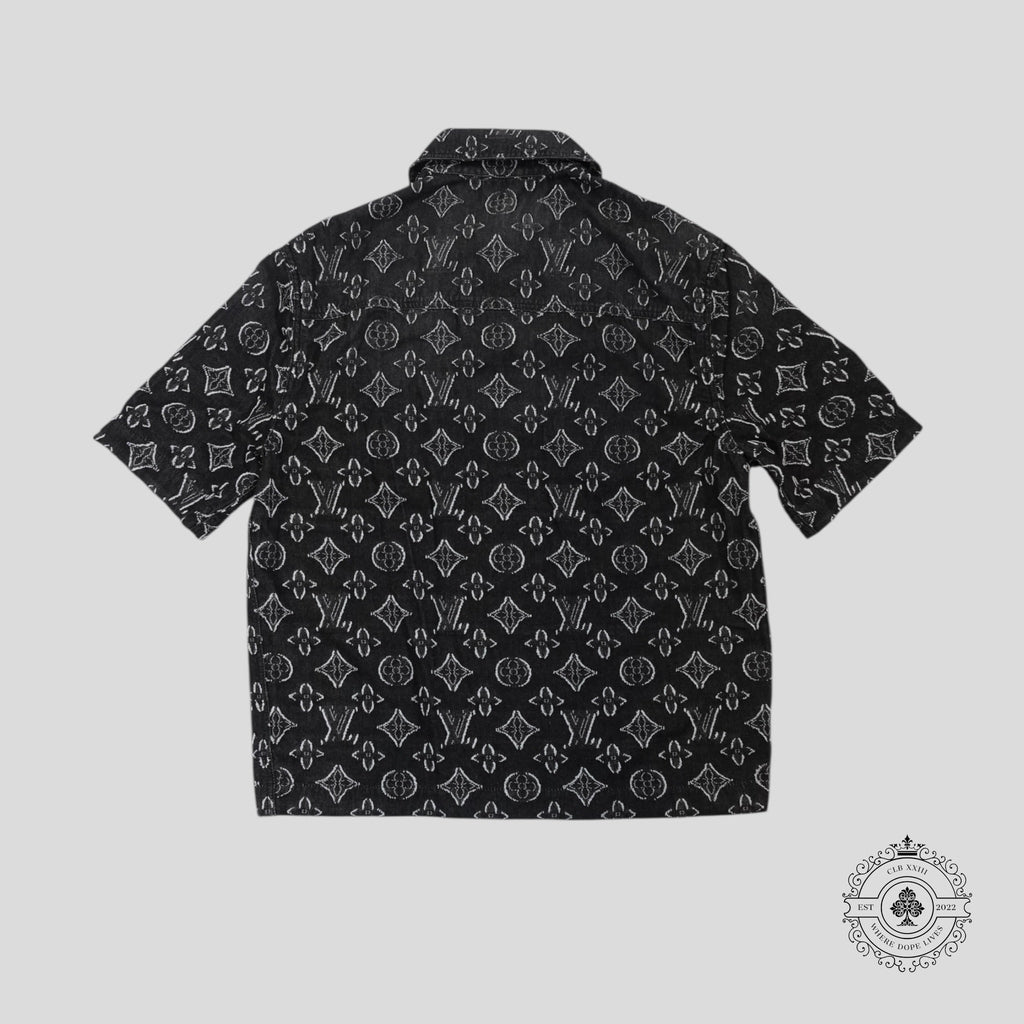 Louis Vuitton Monogram Chambray Shirt in Grey