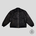 Chrome Hearts CH Patch Bomber Jacket in Black