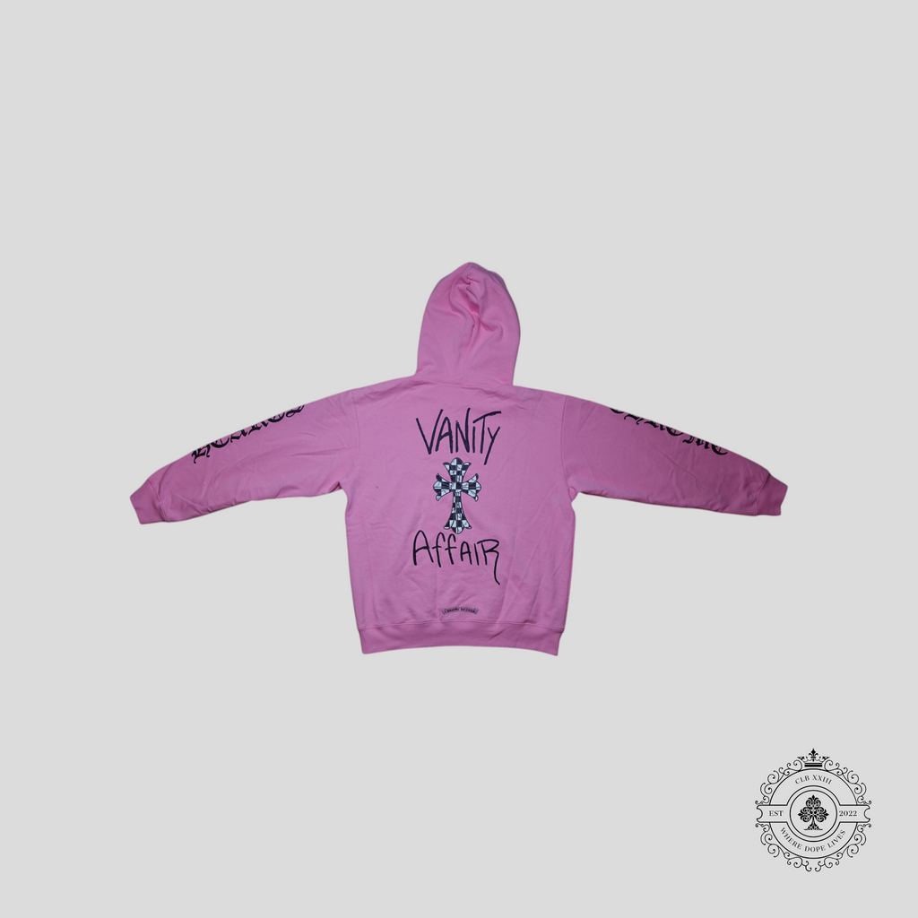 Chrome Hearts Vanity Affair Hoodie in Pink