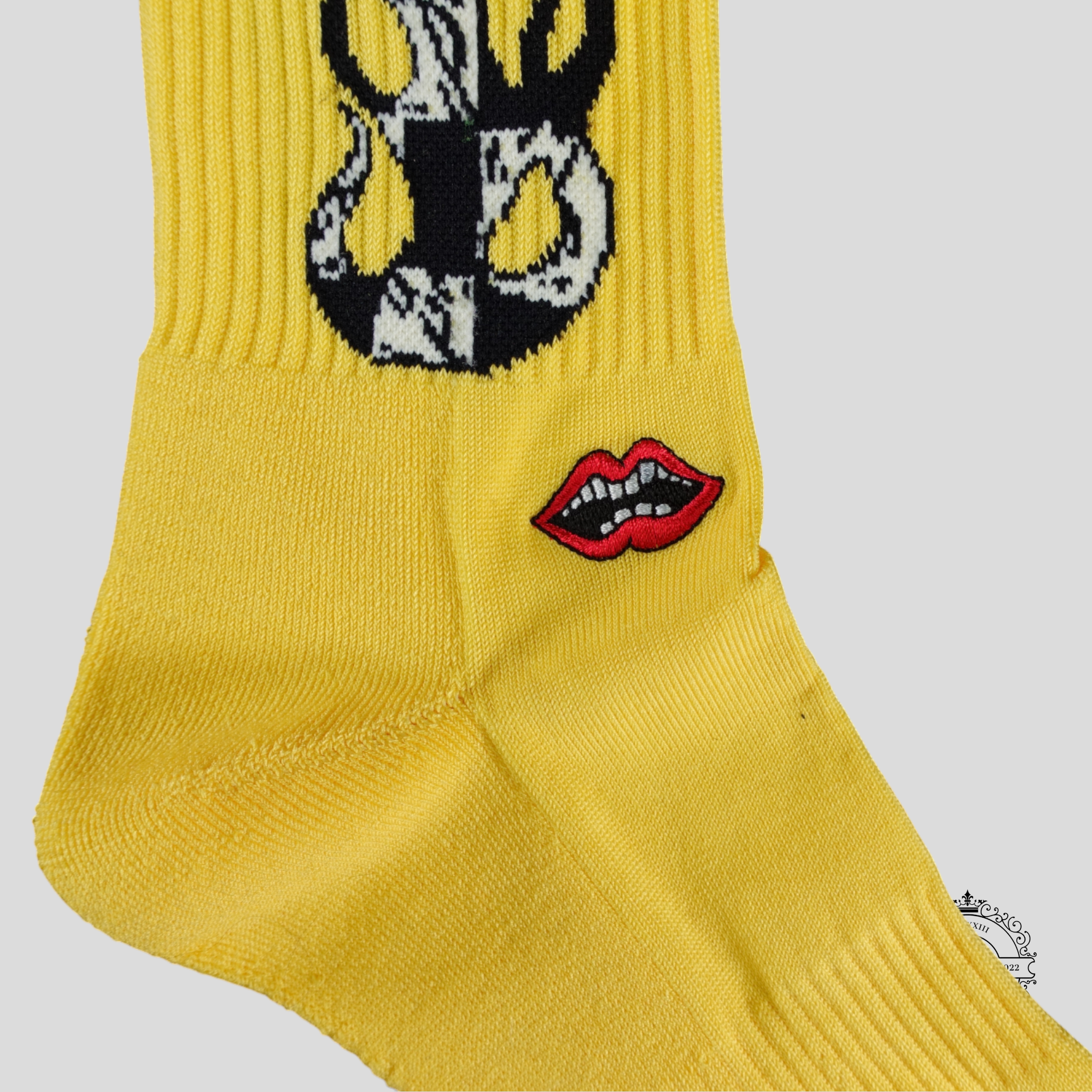 Chrome Hearts 99 Eyes Socks in Yellow