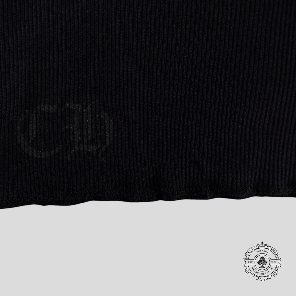 Chrome Hearts Hairy Cross Tank Top in Black
