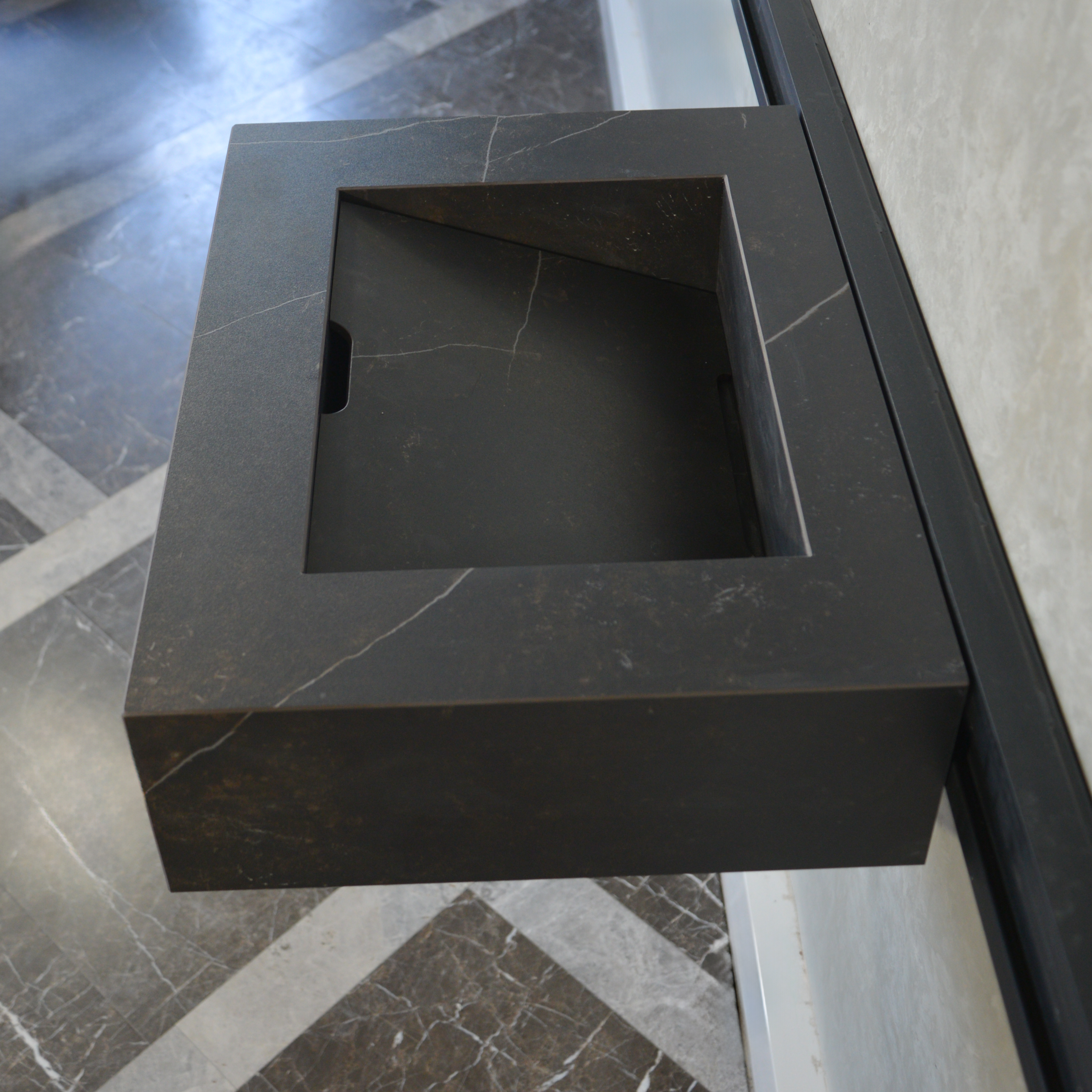 HANDCRAFTED DEKTON KELYA HIGH ENGINEERED PORCELAIN SINK (ES-035)