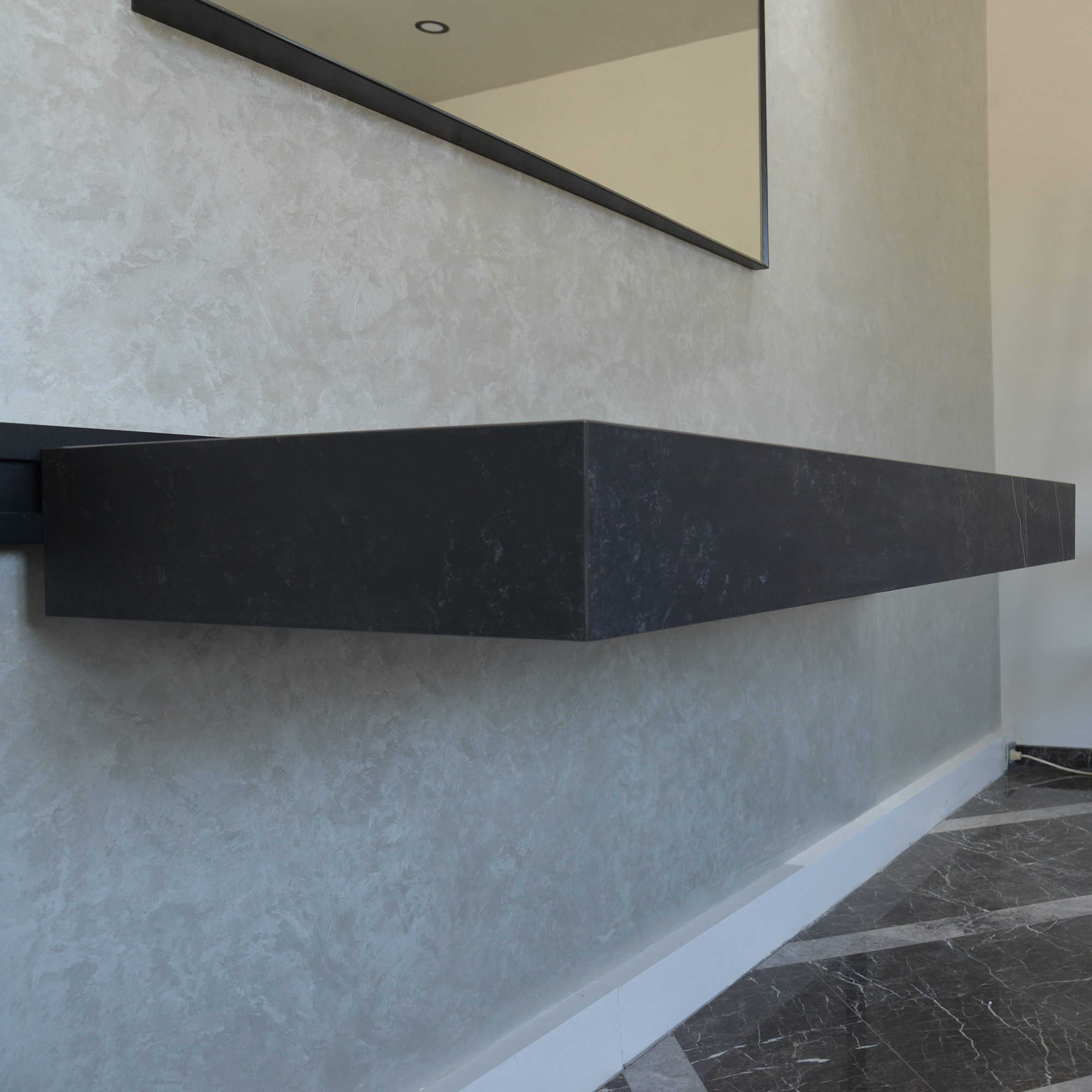 HANDCRAFTED DEKTON KELYA ENGINEERED PORCELAIN SINK (ES-067)