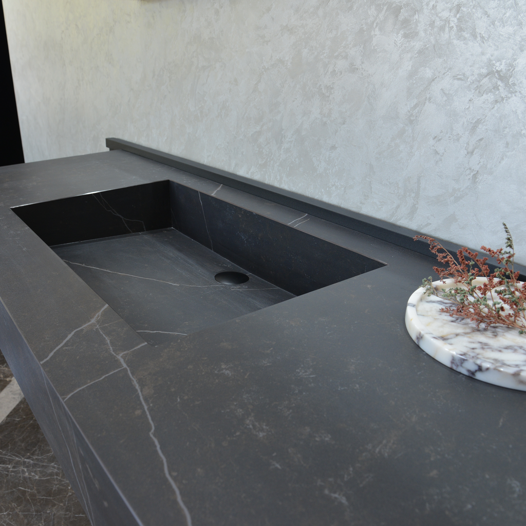 HANDCRAFTED DEKTON KELYA ENGINEERED PORCELAIN SINK (ES-067)