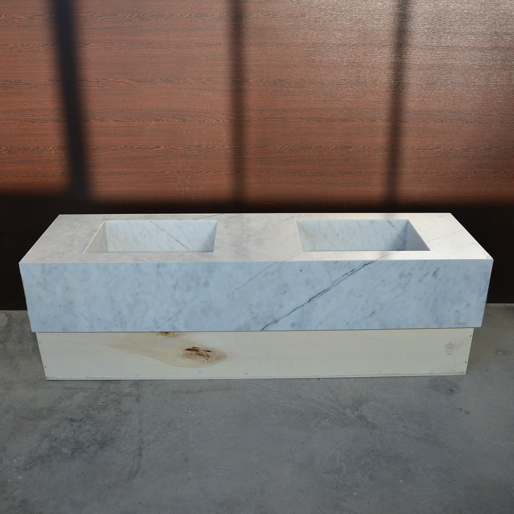 HANDCRAFTED LILAC CUSTOM MARBLE SINK (NS-222)