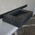 HANDCRAFTED NERO MARQUINIA HIGH ENGINEERED STONE SINK (ES-046)