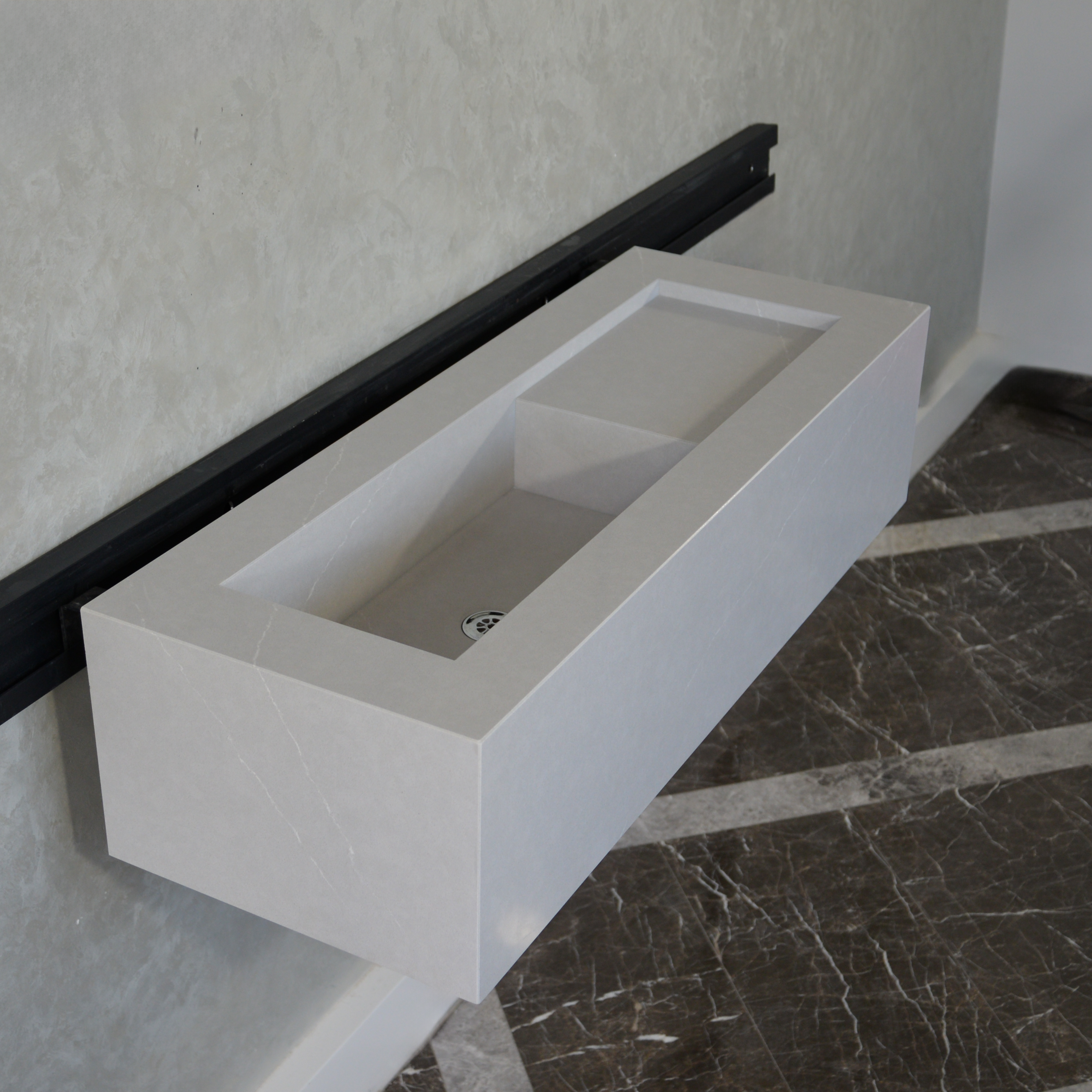 HANDCRAFTED CUSTOM QUARTZ SINK (QU-059)