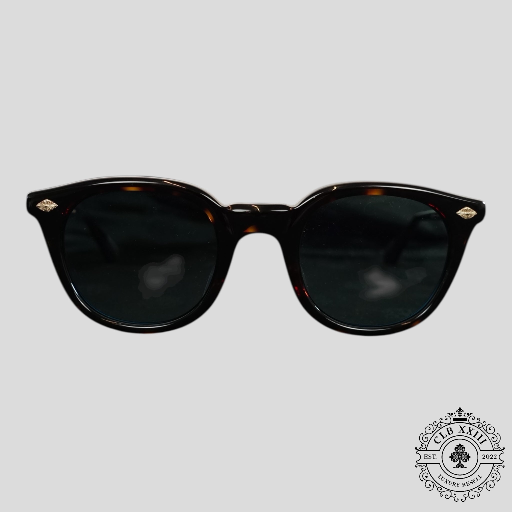 Chrome Hearts Just In Sunglasses in Tortoise