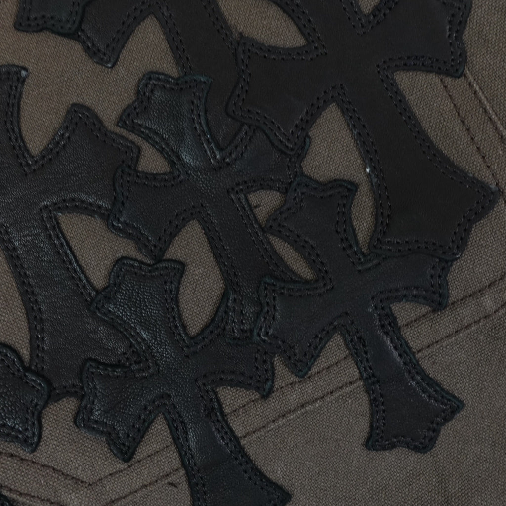 Chrome Hearts Double Knee Carpenter Pants in Brown