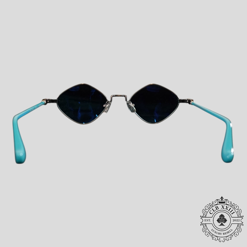 Chrome Hearts Diamond Dog Sunglasses in Blue