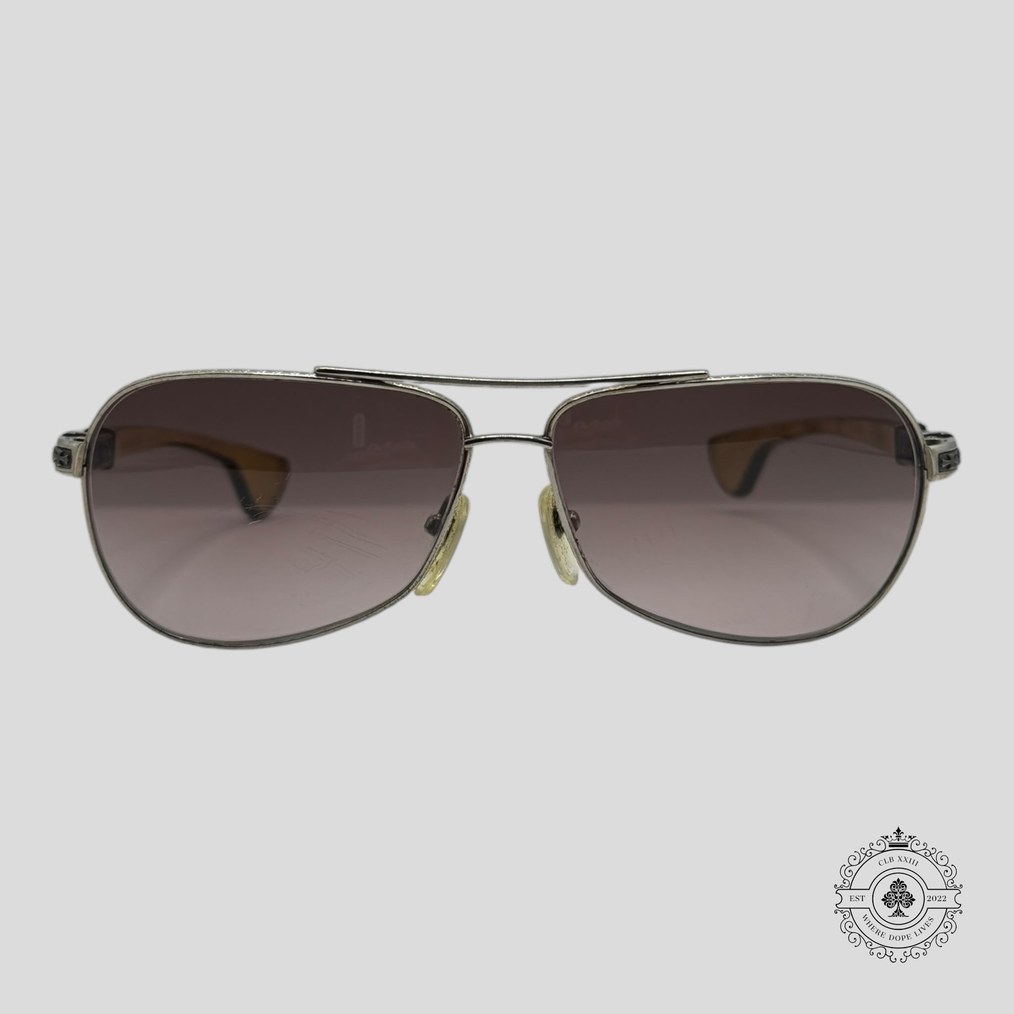 Chrome Hearts The Beast I Sunglasses in Silver