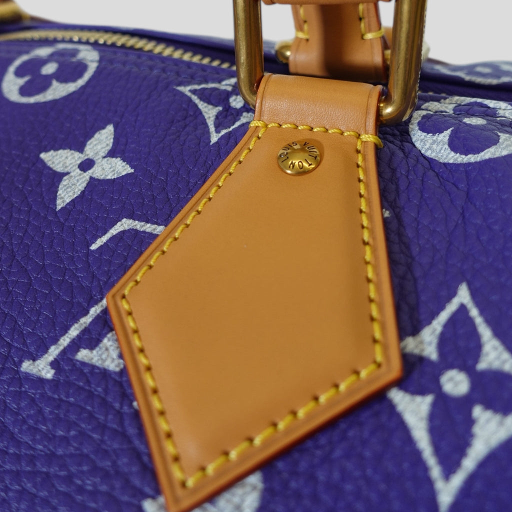 Louis Vuitton Speedy P9 Bandouliere 40 in Purple