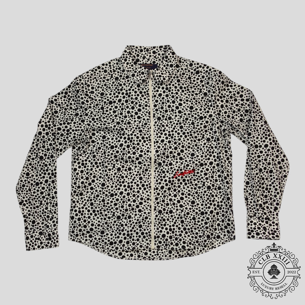 Louis Vuitton Infinity Dots Zipped Shirt in White