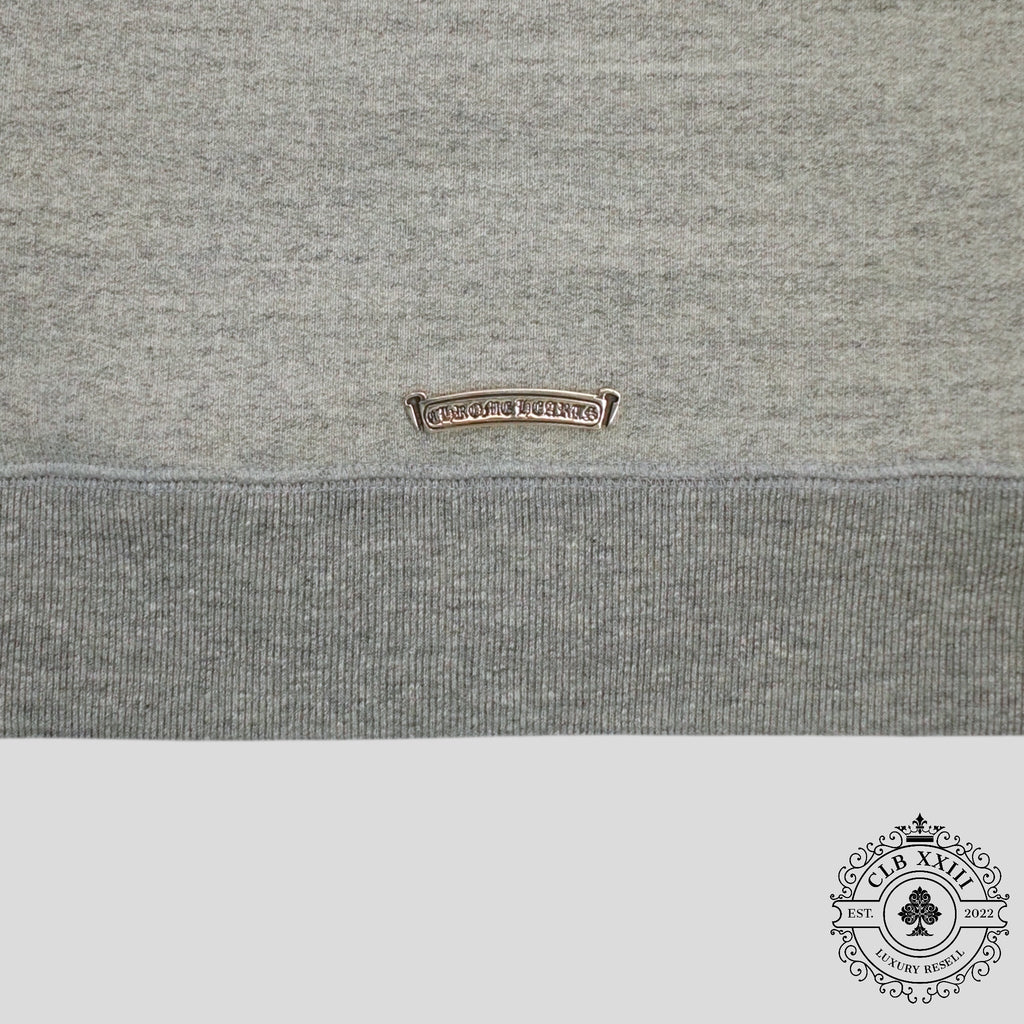 Chrome Hearts Cemetery Cross Seven-11 Hoodie in Grey