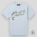 Amiri Filigree Tee in Ashley Blue