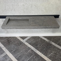 Handcrafted Custom Dekton Grafite Porcelain Bathroom Sink: Custom Vanity Top or Wall Mount (ES-060)