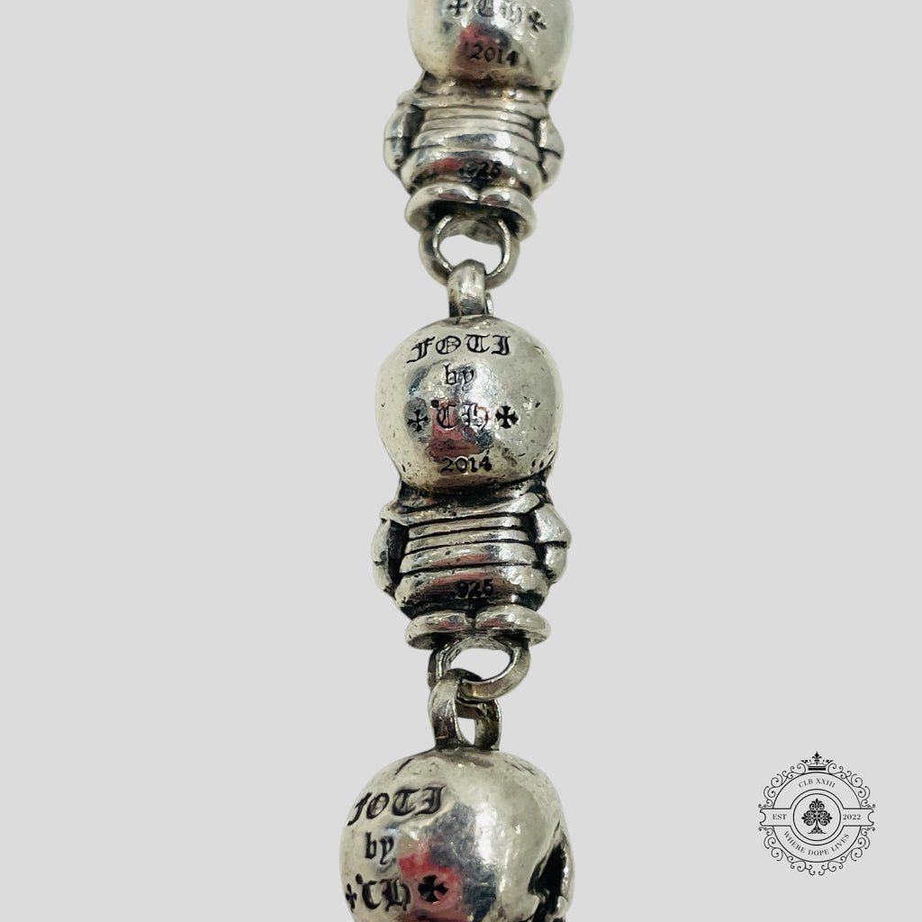 Chrome Hearts Delphino Foti Skull Wallet Chain
