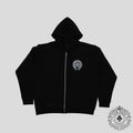 Chrome Hearts Los Angeles Horseshoe Zip Up Hoodie in Black