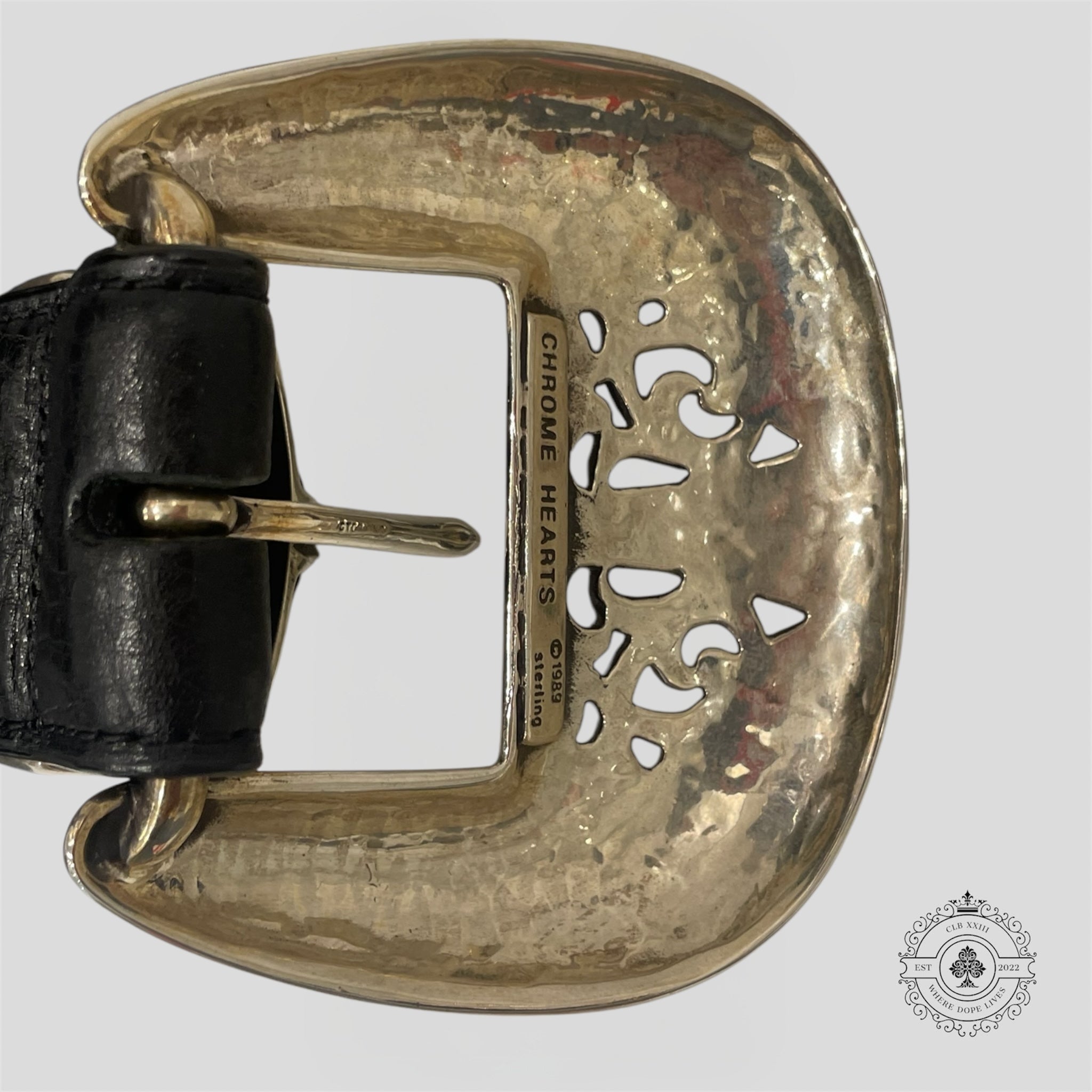 Chrome Hearts 3 Piece Belt in Black
