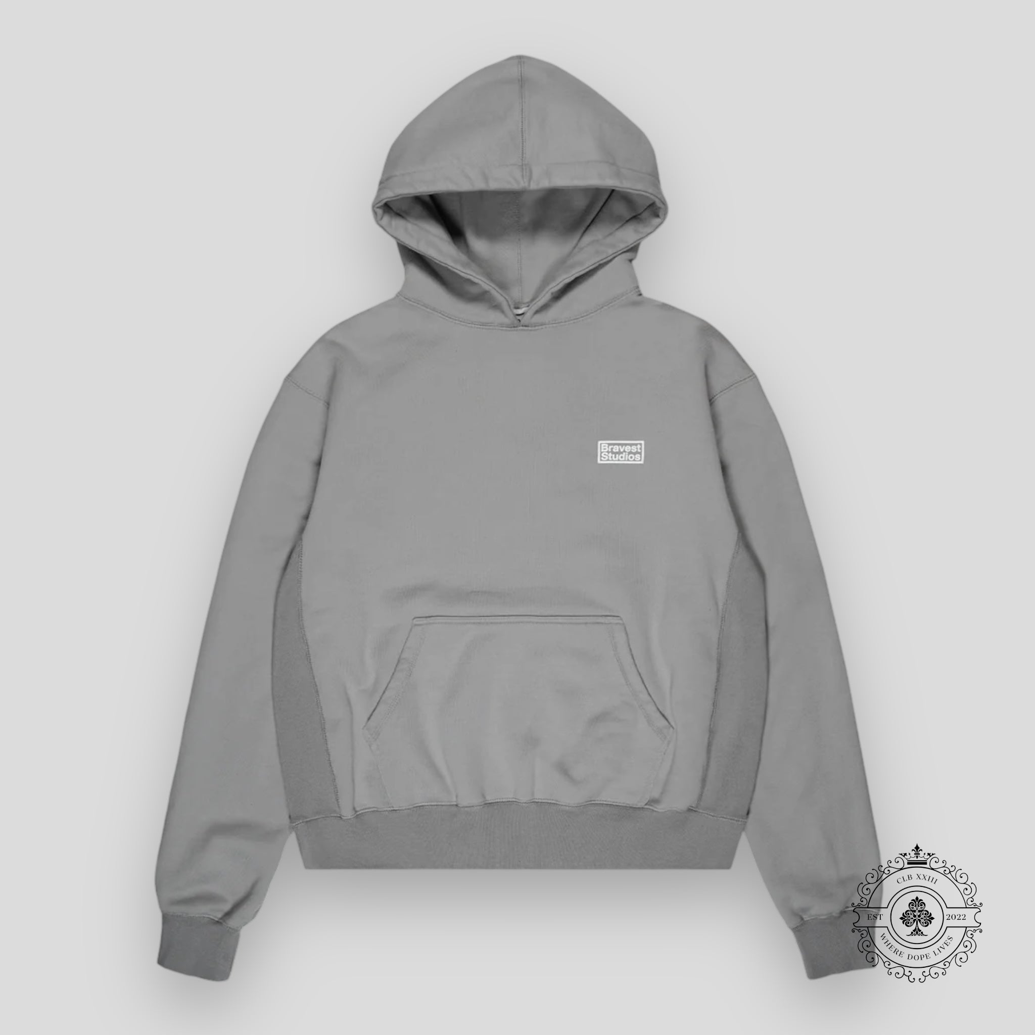 Bravest Studios Classic Hoodie in Grey