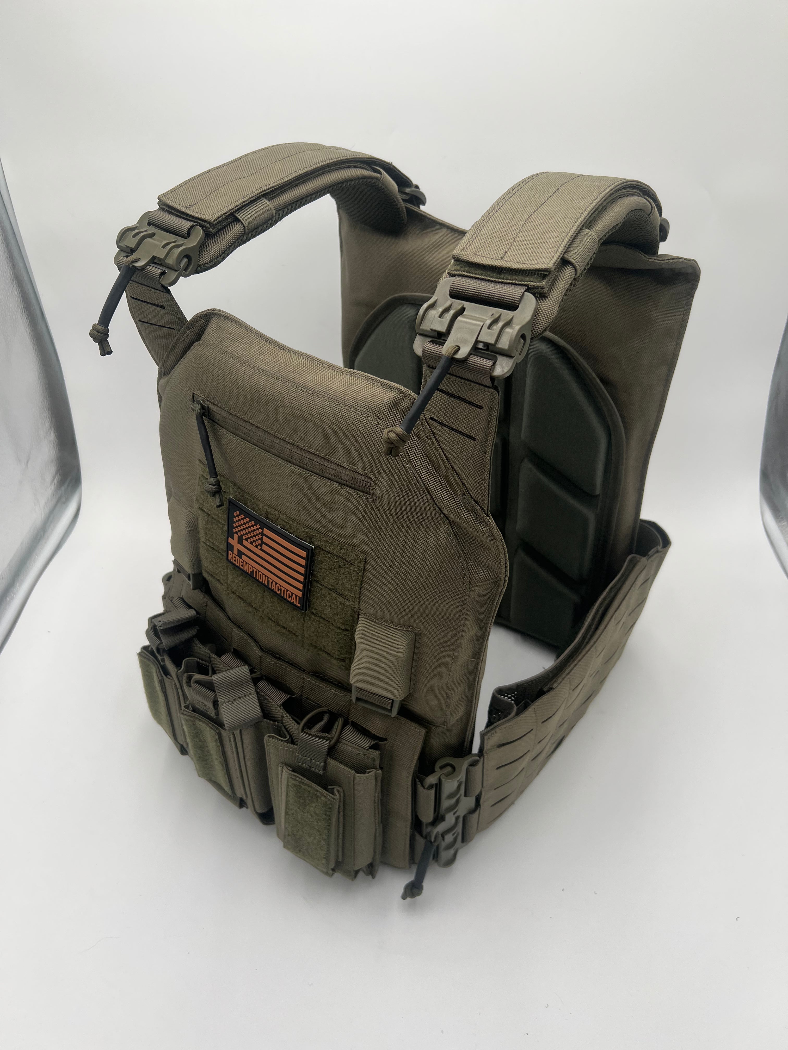 Redemption Tactical® "CRUSADER 2.0 XL” V4 Plate Carrier Vest with Side Cummerbund