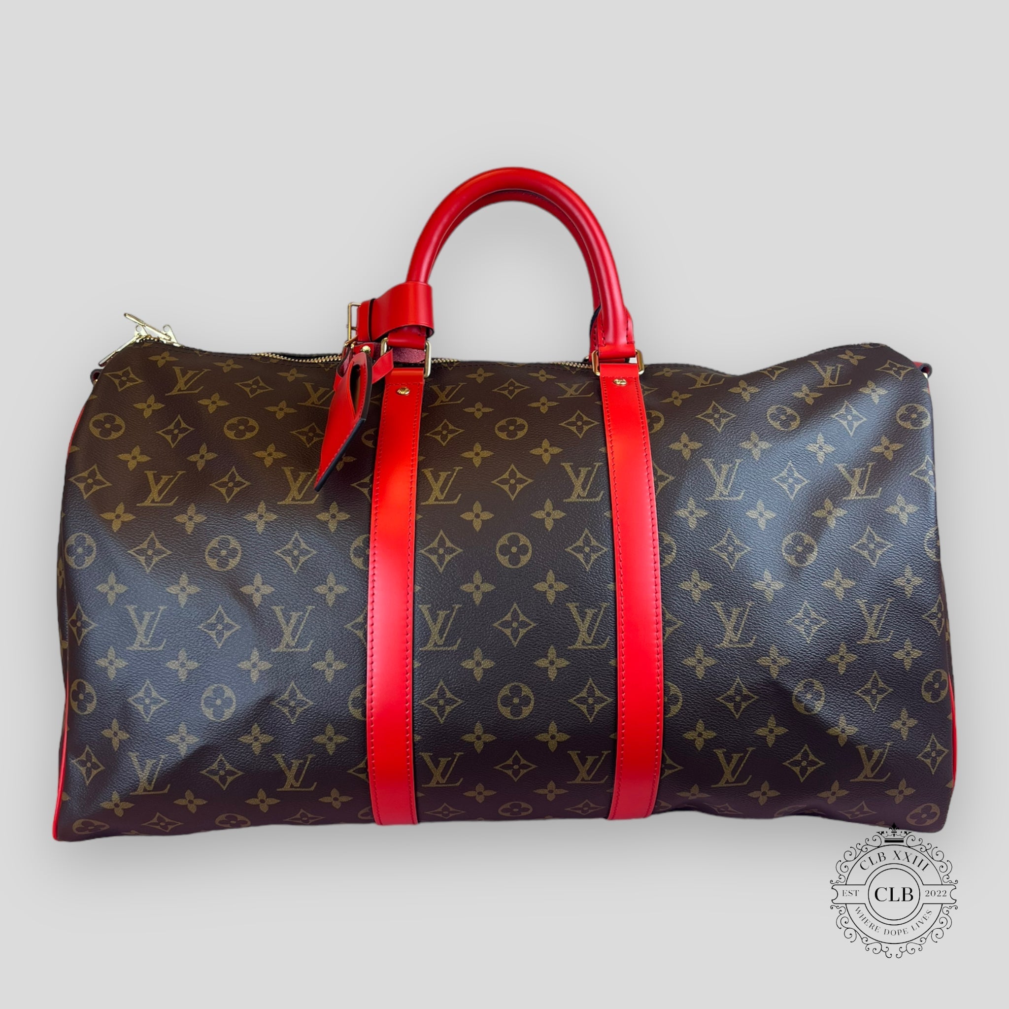 LOUIS VUITTON KEEPALL BANDOULIERE 50 - COQUELICOT